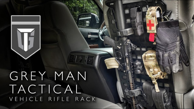 Grey Man Tactical vehicle rifle rack