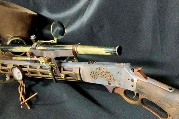 Steampunk Marlin 336 lever gun