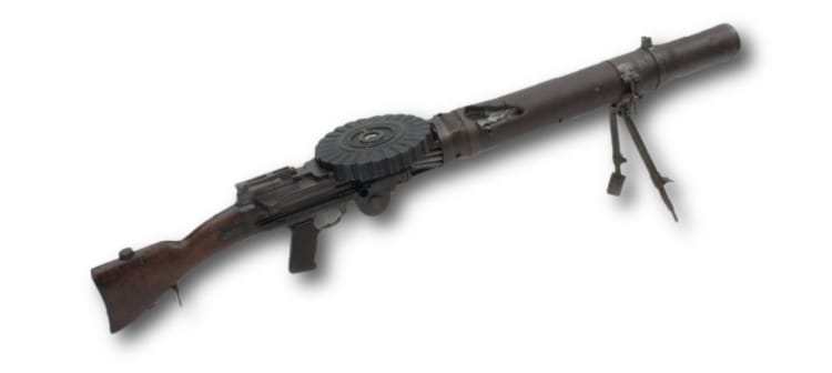 The Lewis Gun has a weird magazine design: the Pan mag.