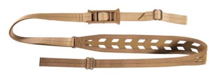 The Apex Sling in coyote brown.