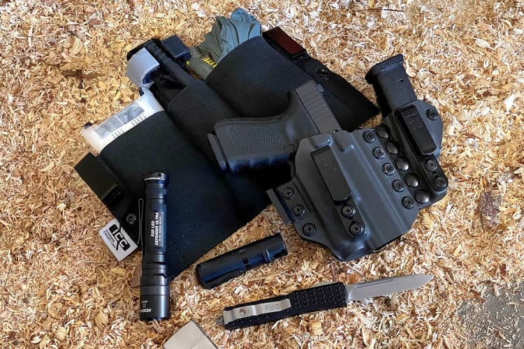 IWB Flat IFAK included with the rest of the defensive EDC kit.