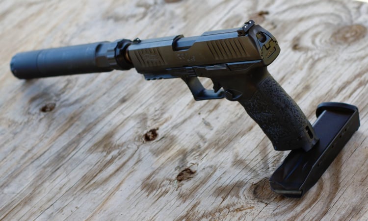 Walther PPQ 45, suppressed