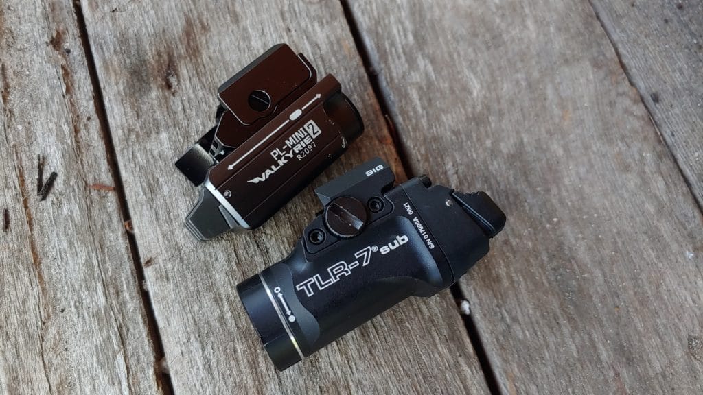 Olight Mini Valkyrie 2 vs. the Streamlight TLR 7 Sub