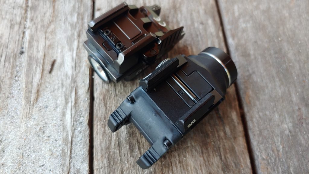 Mini Valkyrie 2 and Streamlight TLR 7 sub - top view