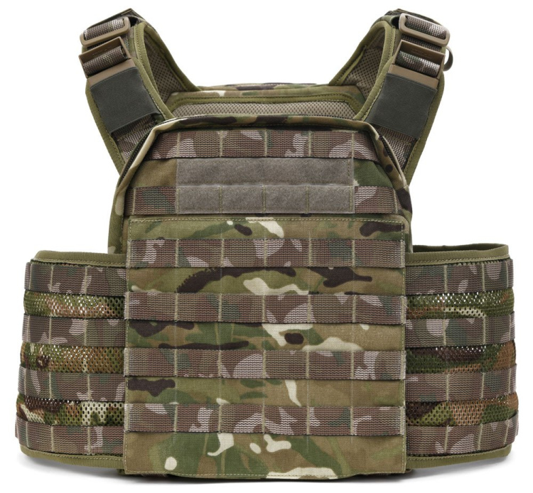 This is Adept Armor's "Monitor Plate Carrier," with removable and modular mesh cummerbund, full PALS/MOLLE coverage, and comfortable, air-permeable mesh padding throughout.