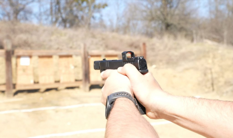Running the Springfield Armory HEX Wasp RDS at the range.