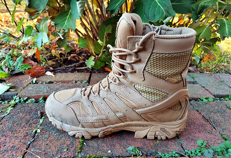 Marrell MOAB tactical boot in tan