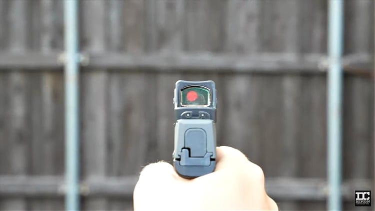 Trijicon RMRcc micro red dot sight reticle