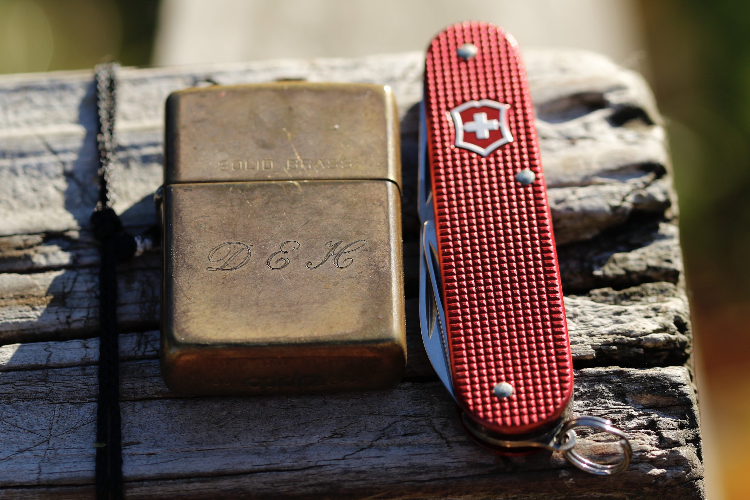 The Victorinox Cadet is thin and light, even with the added weight from the aluminum scales.