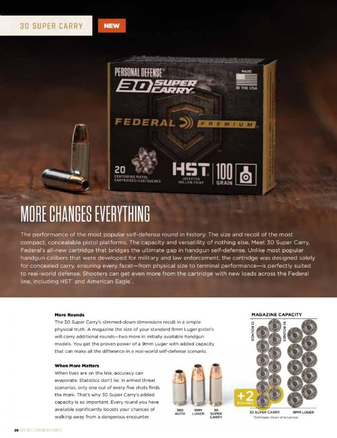 One version of the new cartridge offered by Federal Premium. 