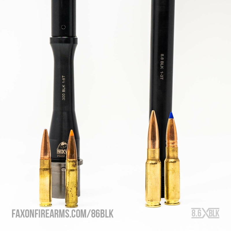 Faxon Firearms AR-10 and Remington 700 Barrels for 8.06 Blackout (8.6 BLK) SHOT Show 2022