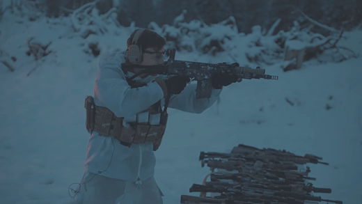 Freezing rifle test DSA OSW