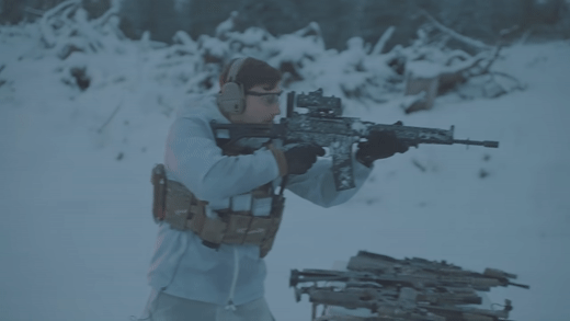 Freezing rifle test with FN FNC