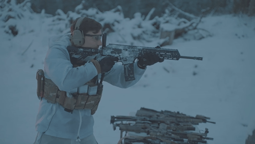 Freezing Rifle Test with Galil Ace
