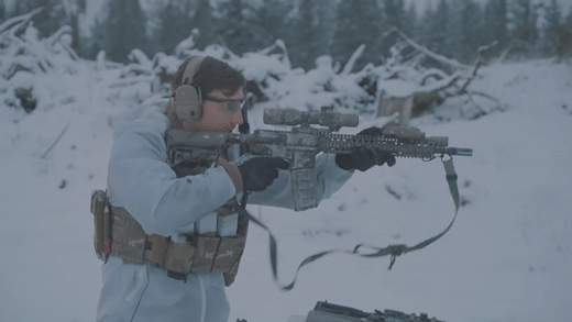 Garand Thumb Freezing rifle test with Military Block II