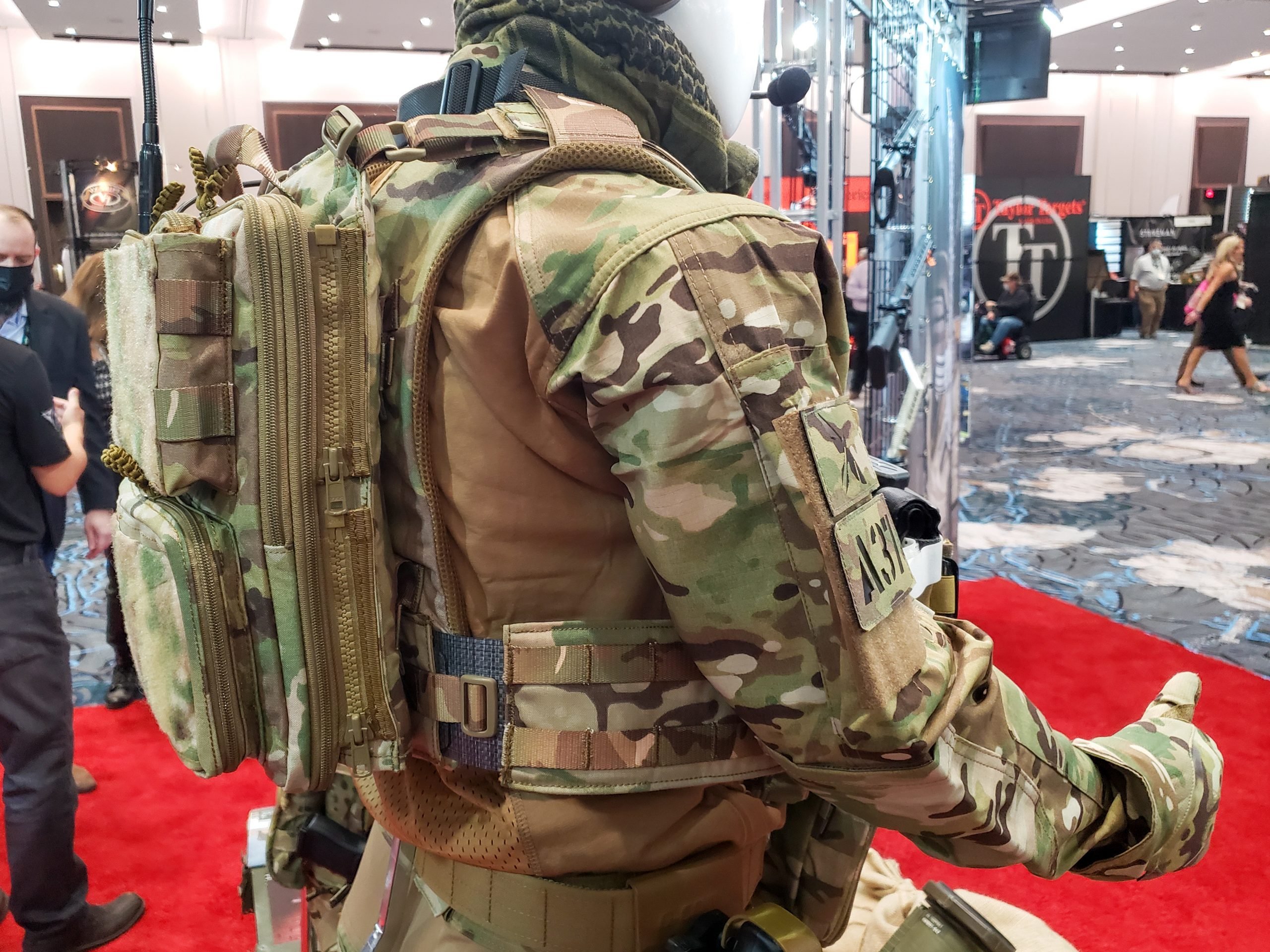 LBAC plate carrier from HRT Tactical at SHOT Show 2022 - side view