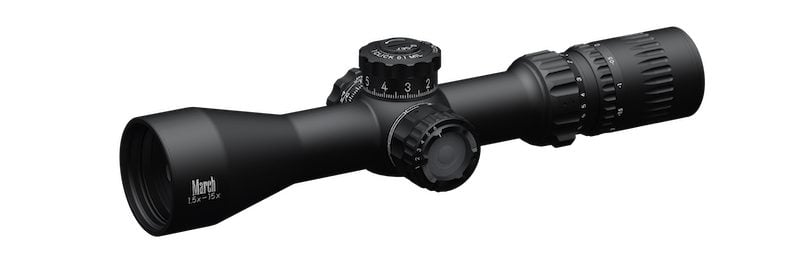 March Scopes 1.5-15x42 scope