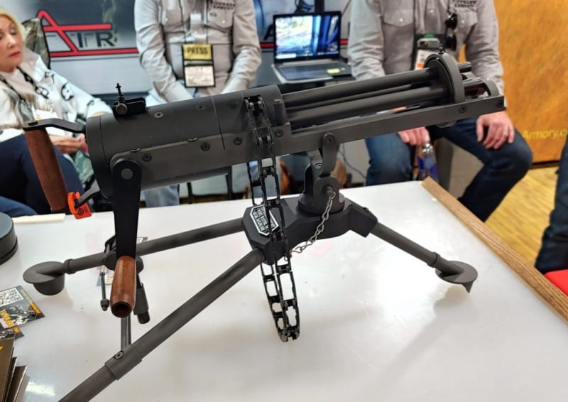 SHOT Show 2022 - Tippman Armory .22LR Gatling gun