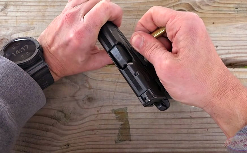 removing slide stop pin from Smith & Wesson CSX