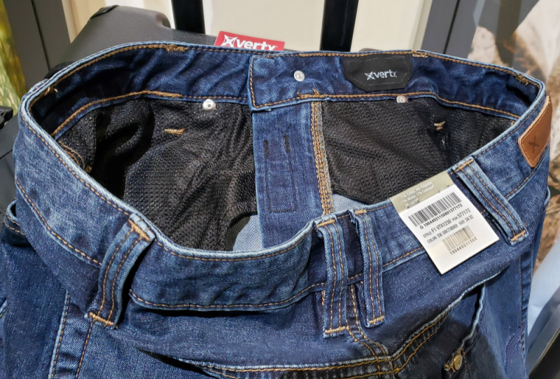 Vertx Defiance jeans, mesh pockets