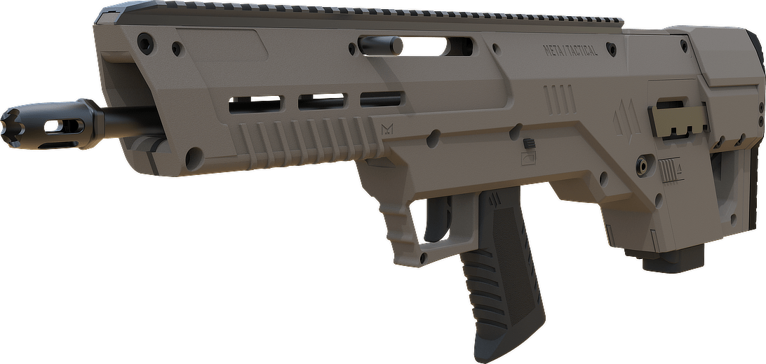 Meta Tactical APEX Glock bullpup conversion kit in FDE