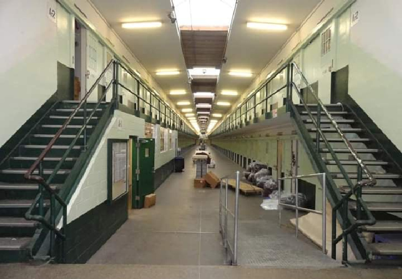 inside of a prison