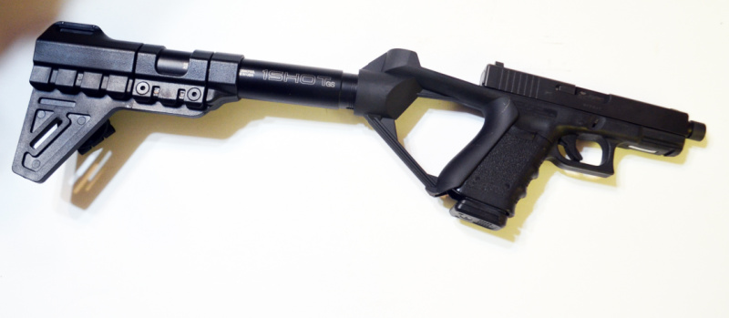 USA 1Shot GS universal pistol rest with a Glock
