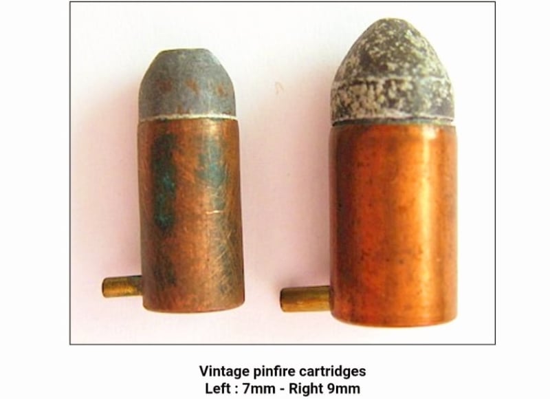 vintage pinfire cartridges