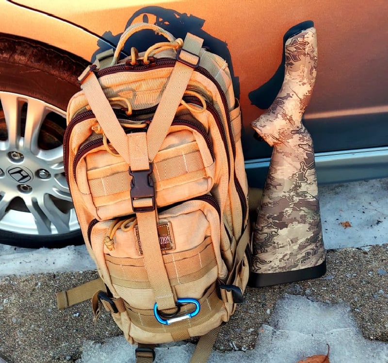 The AR-7 will fit into a day pack for discreet carry, producing a rifle from "nowhere."