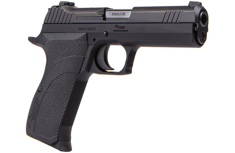 The Sig Sauer P210 Carry is chambered in 9mm.