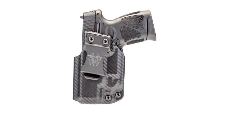 The new UM Tactical holster for Taurus TX22s with Viridian E-Series lasers can be used IWB, OWB, and Appendix. 