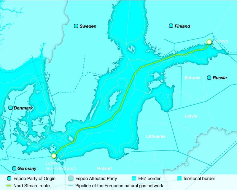 The Nord Stream 2 Pipeline runs through the Baltic Sea from Russia to Germany. European second amendment 
