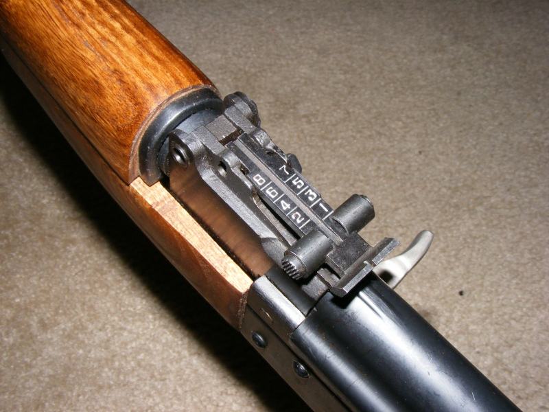 AK rifle rear sights