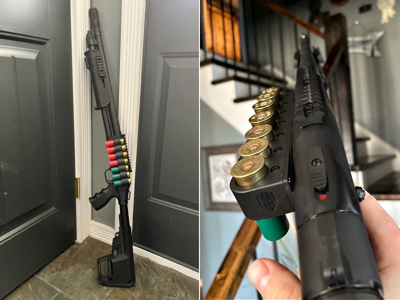 The Mossberg 500 can be a great home defense weapon, but does offer some obstacles because of its size and weight.