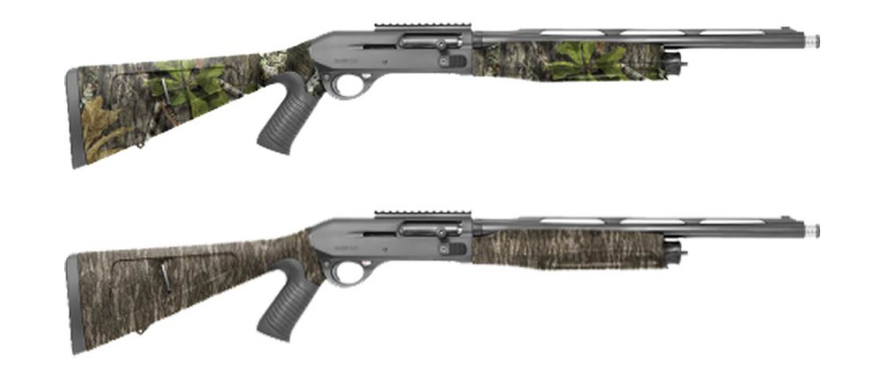 Sauer SL5 Turkey Shotgun in two kinds of camo