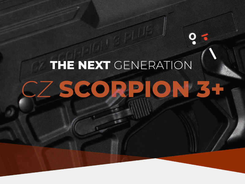It's finally here: the CZ Scorpion 3+ pistol. 