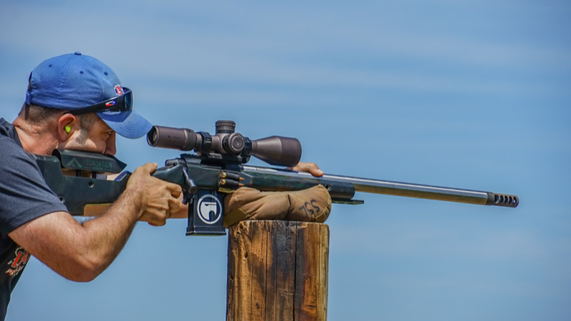 Steve Lockwood at the Okie Showdown Precision Rifle Series