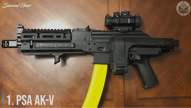 Palmetto State Armory AK-V pistol caliber carbines
