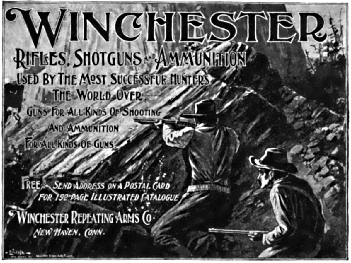 vintage ad, Winchester Repeating arms