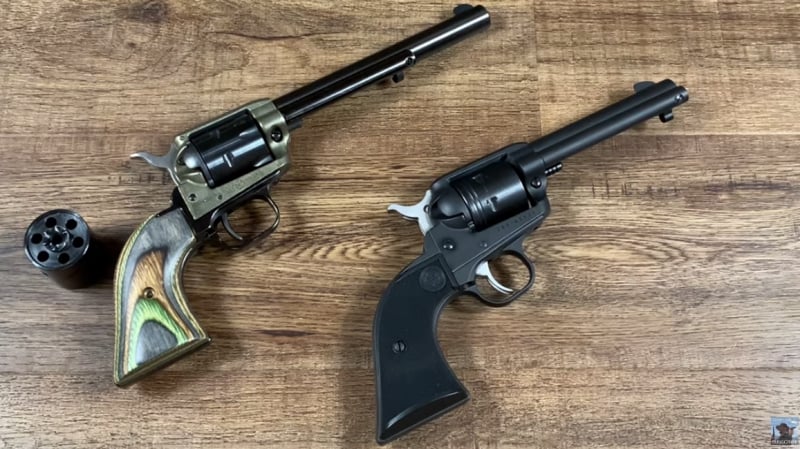 Heritage Rough Rider vs. Ruger Wrangler — .22 Single Action Rivals