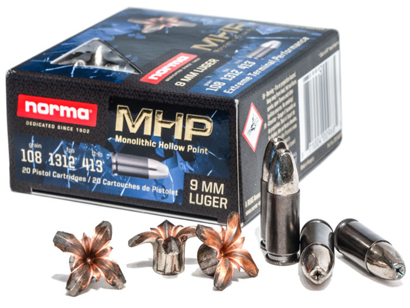 Norma HMP 9mm defensive rounds
