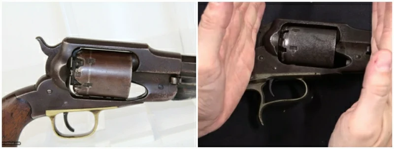 Remington New Model Revolver cylinder