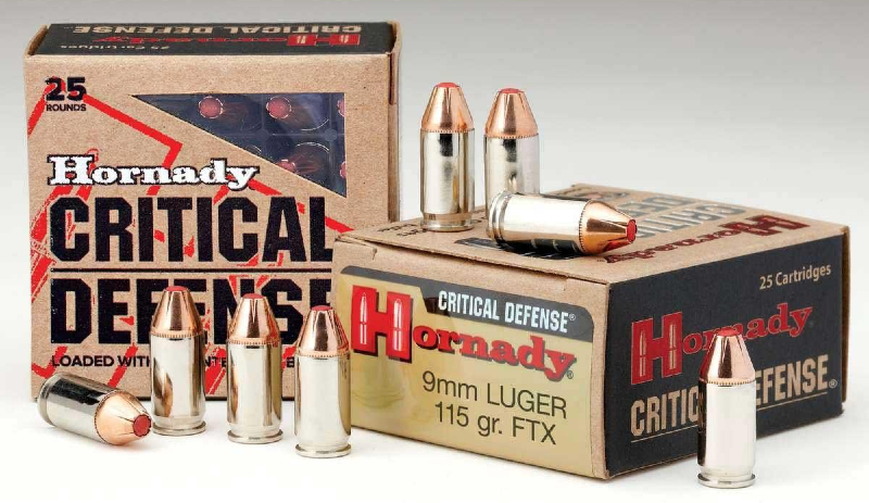 Hornady Critical Defense 9mm 115 grain FTX