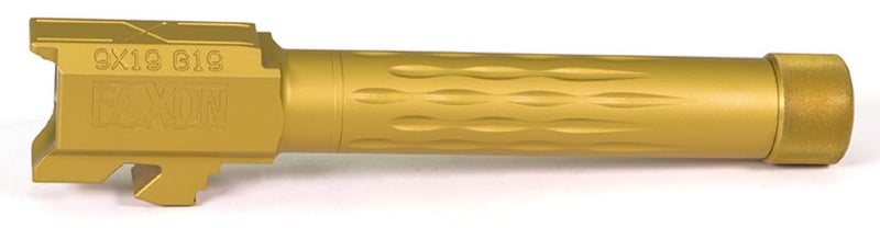 Faxon Firearms Gold Glock 18 barrel
