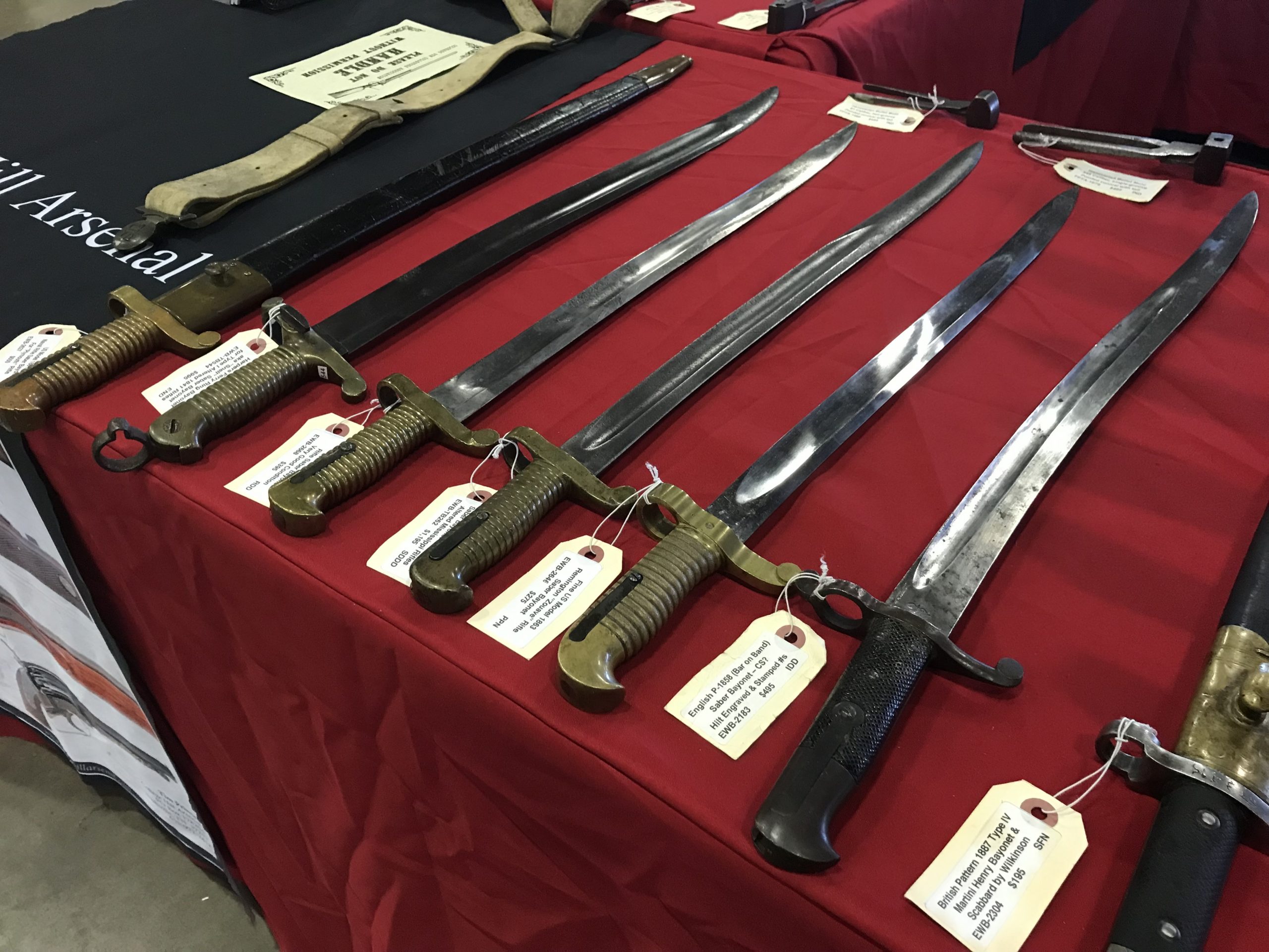 Like any good gun show, knife collectors have their niche that they like to collect--and sell.