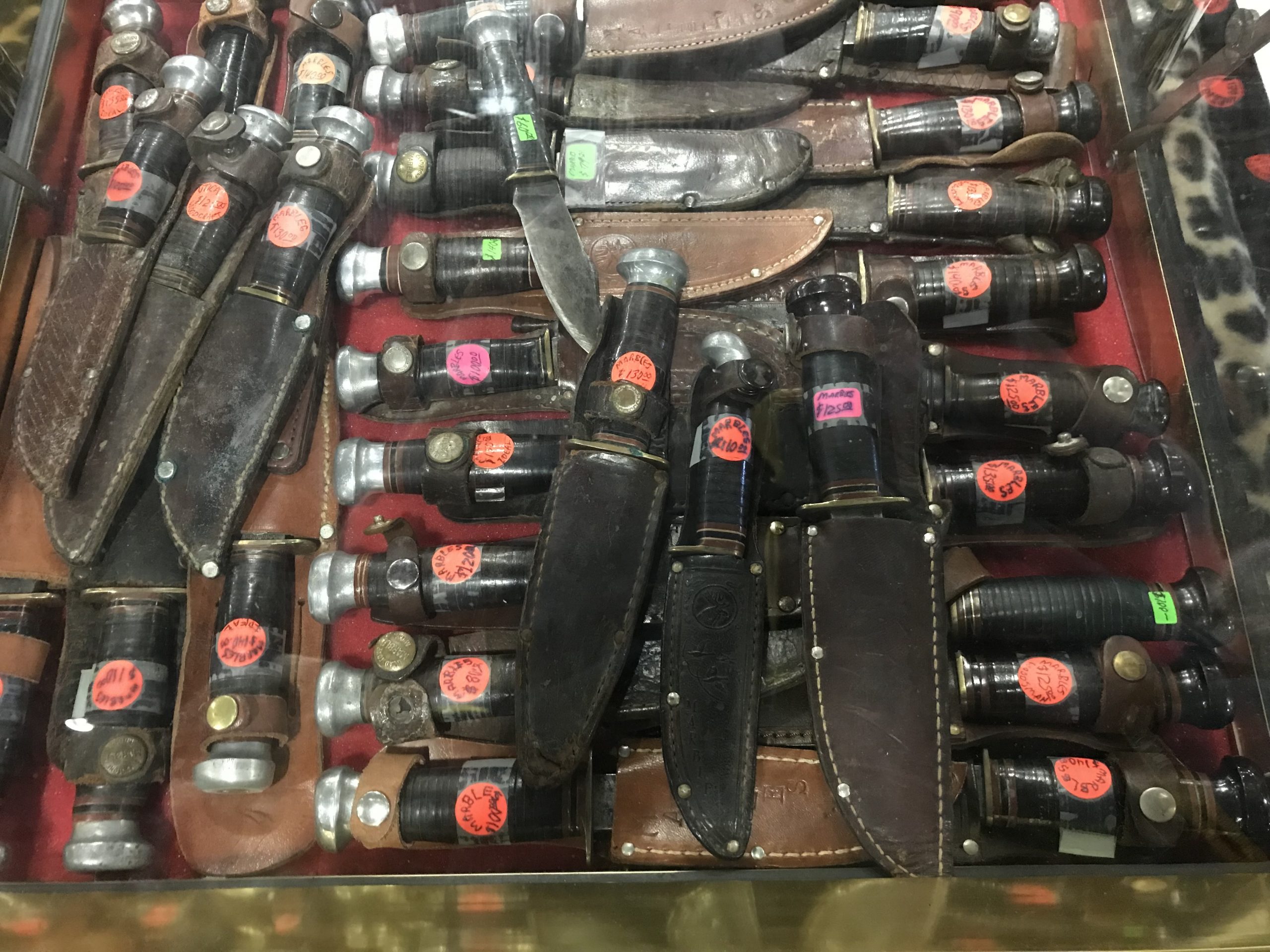 What happened to your grandfather's old hunting knife? Odds are it is at the gun show.