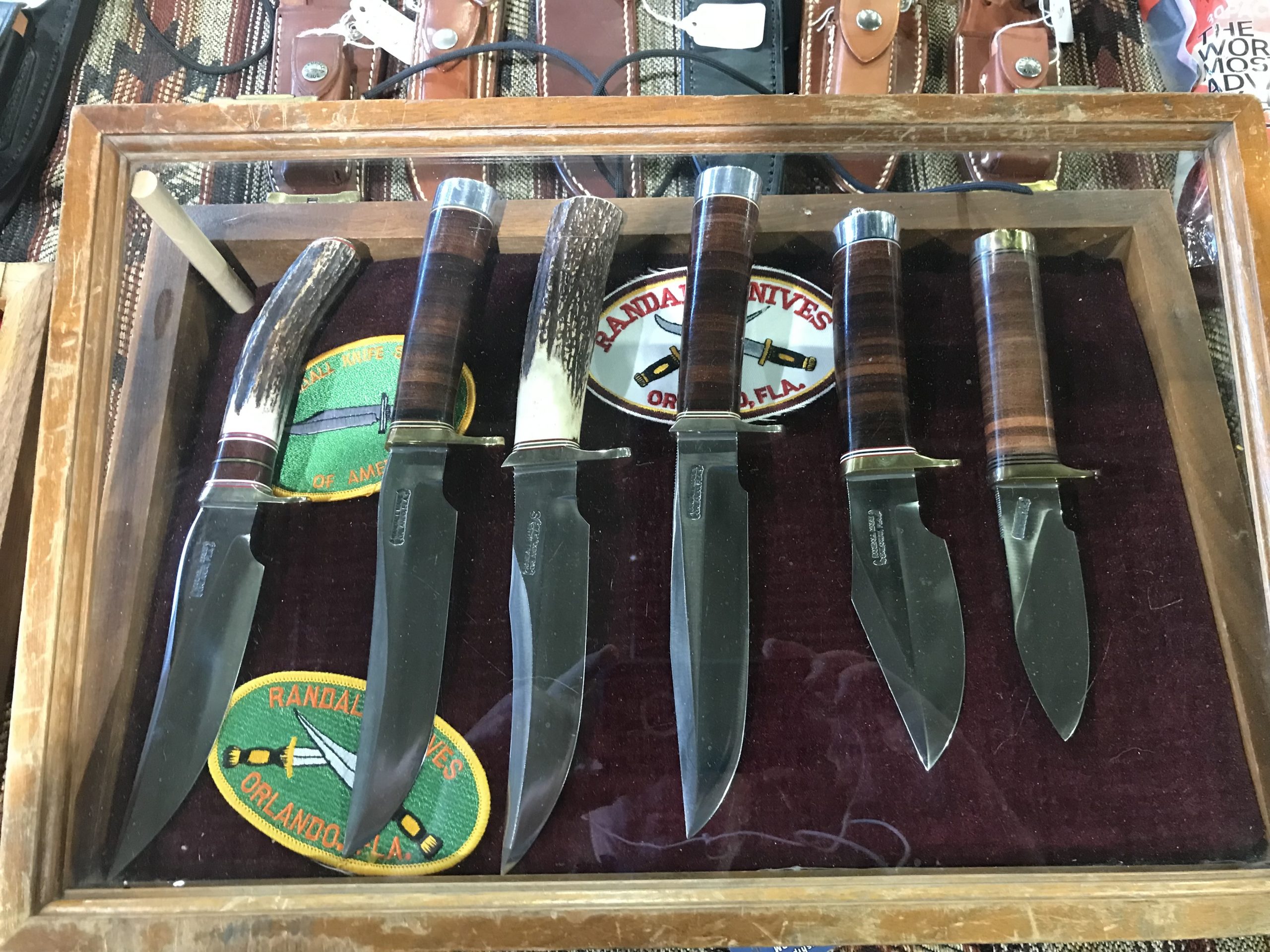  genuine Randall knives at the Tulsa gun show 