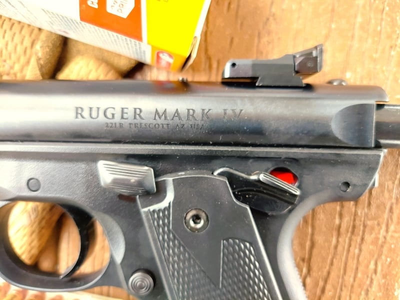 Ruger Mark IV safety and bolt release