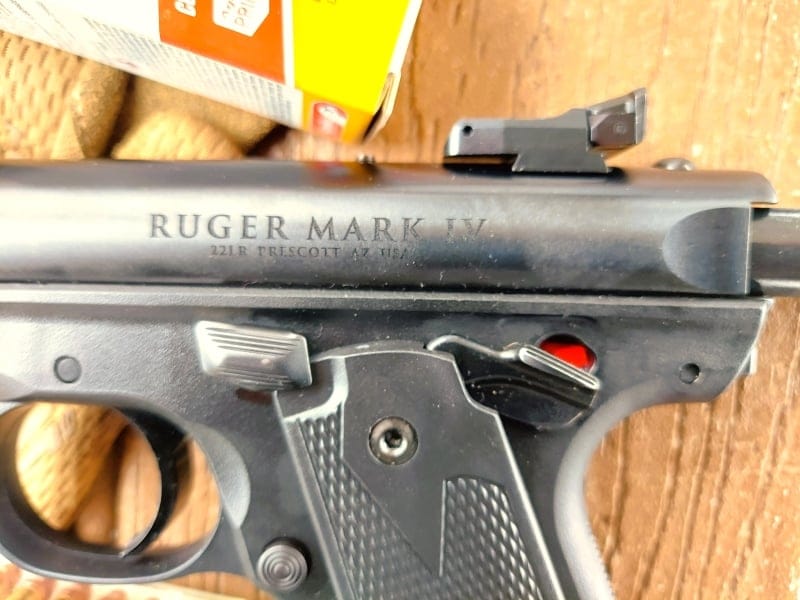 Ruger Mark IV safety and bolt release