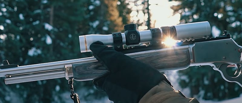 Leupold scope on a rifle